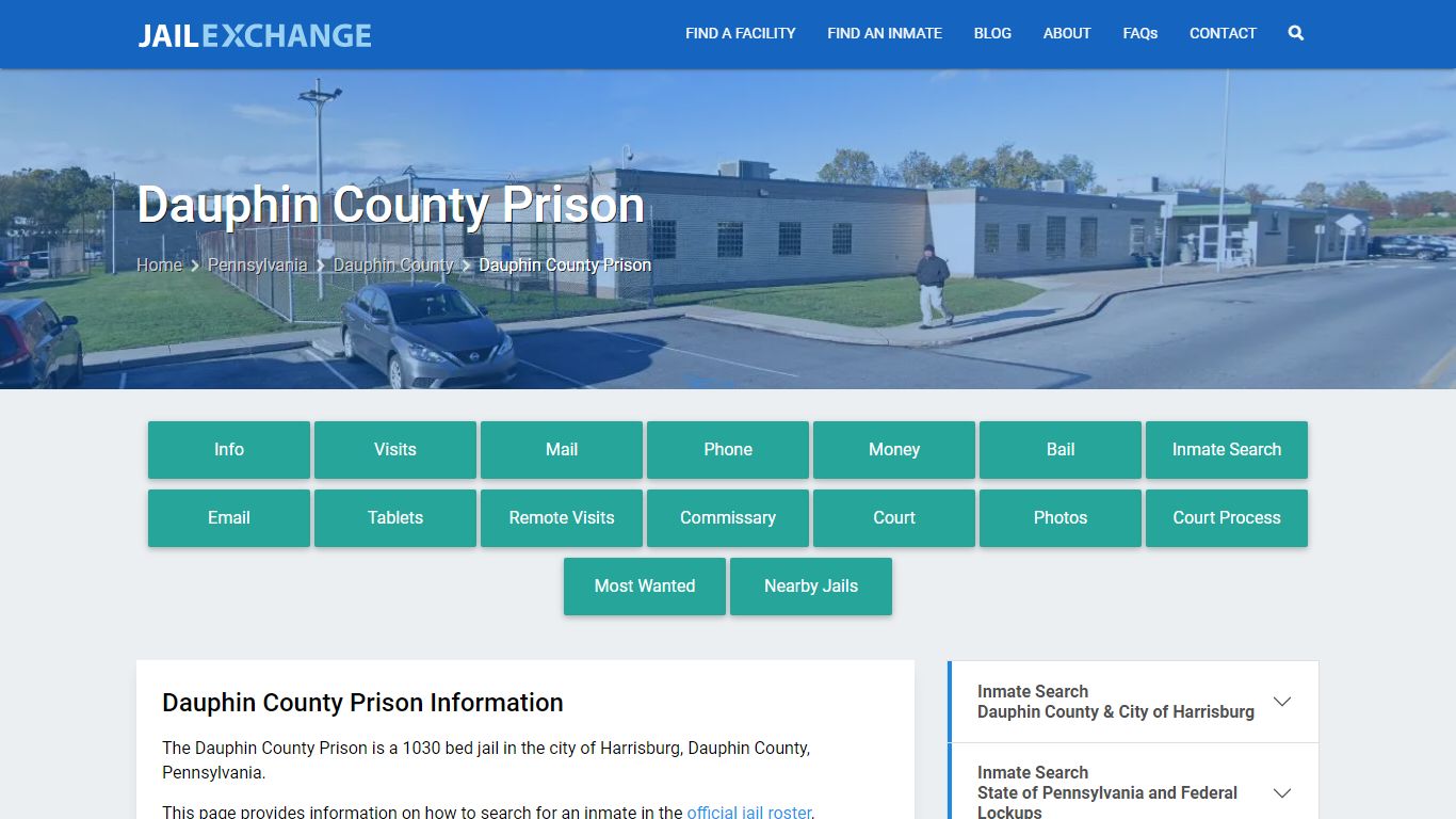 Dauphin County Prison, PA Inmate Search, Information - Jail Exchange
